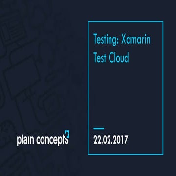 Testing Xamarin Test Cloud