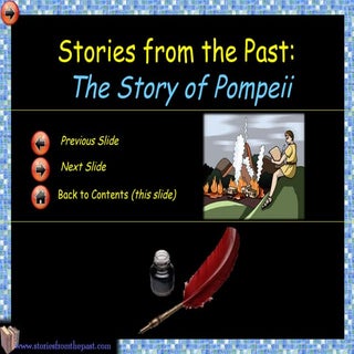 The story of pompeii