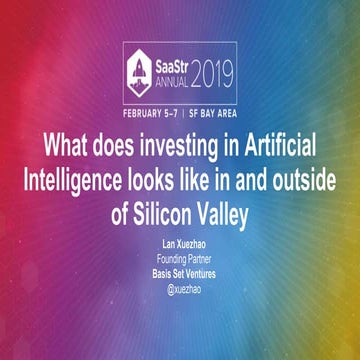 What Investing in Artificial Intelligence Looks Like In and Outside of the Si...