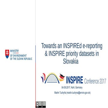 Towards an INSPIREd e-reporting & INSPIRE priority datasets in Slovakia