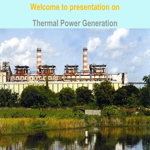 Best ppt on thermal power station working