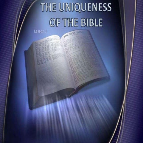01 uniqueness of the bible