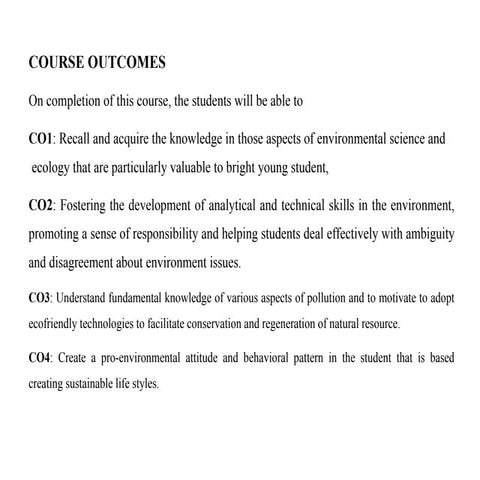 01 Unit I  Environmental Studies-A Multidisciplinary Subject.ppt