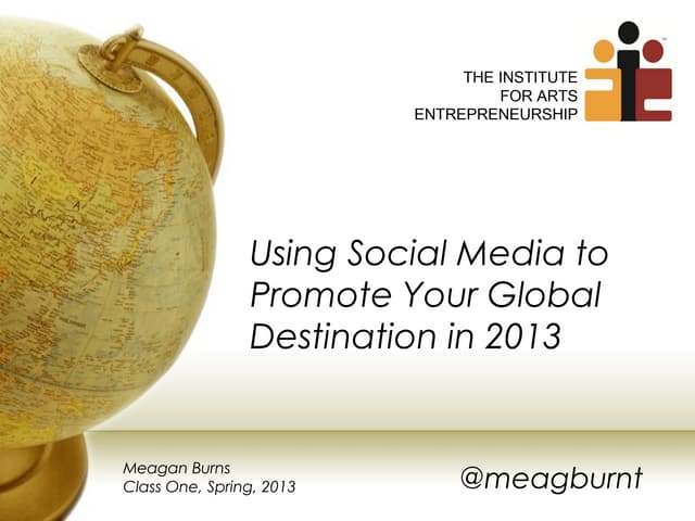 01 Social Media to Promote Your Global Destination