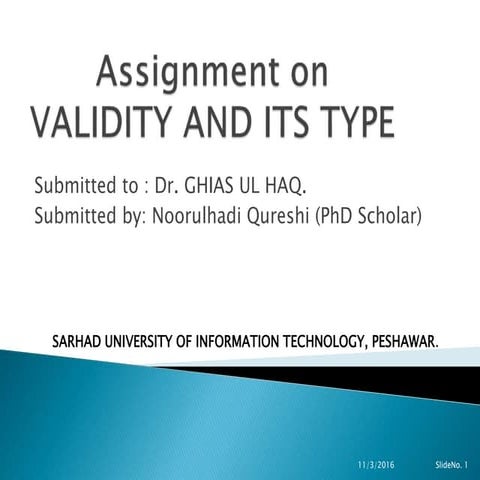 01 validity and its type
