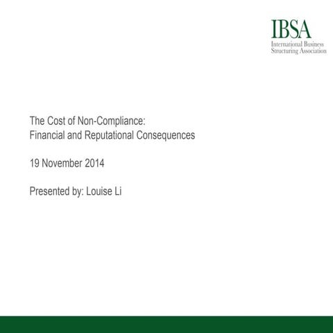 The True Cost of Non-Compliance: Avoiding Regulatory Fines And ...