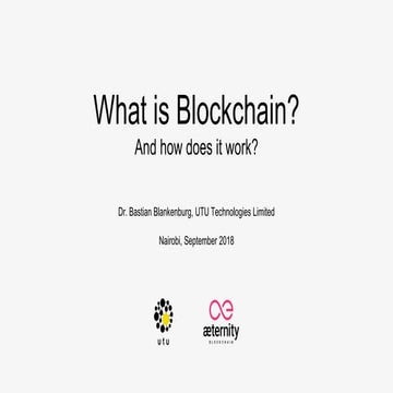 01 what is blockchain