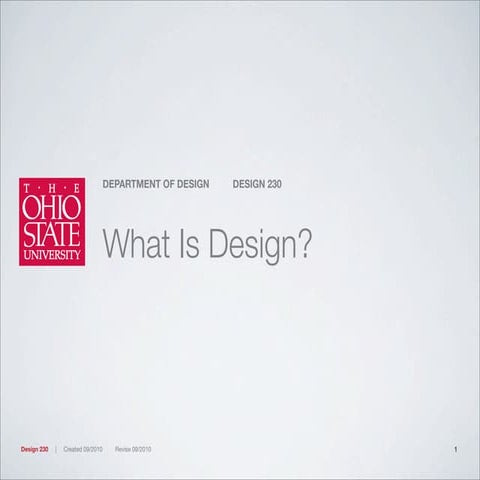 What Is Design?