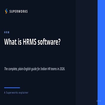 What is HRMS Software? Complete 2026 Guide for Indian HR Teams and SMBs ...