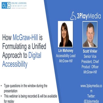  How McGraw-Hill Is Formulating a Unified Approach to Digital Accessibility
