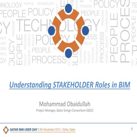 5th Qatar BIM User Day, Understanding stakeholder roles in BIM