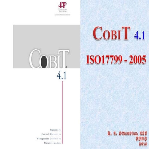 02. cobit 41 dan iso 17799