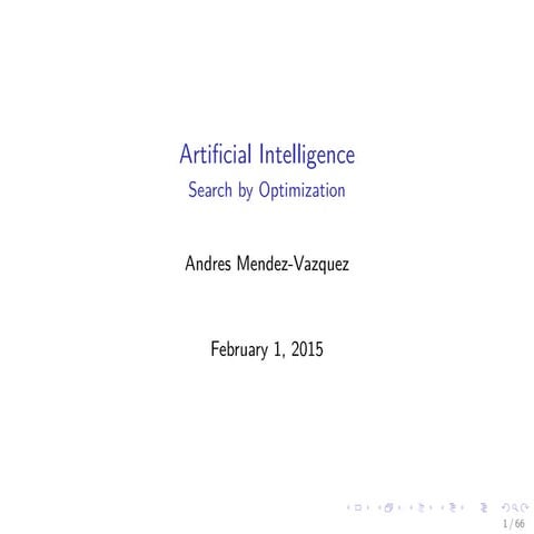 02.03 Artificial Intelligence: Search by Optimization
