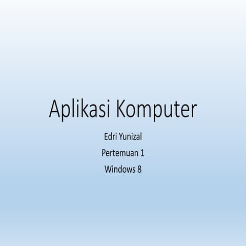 Pengantar Windows 8, Desktop