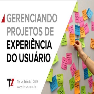Gerenciando projetos de Experência do Usuário