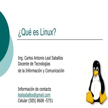 Diapositiva linux | PPTX