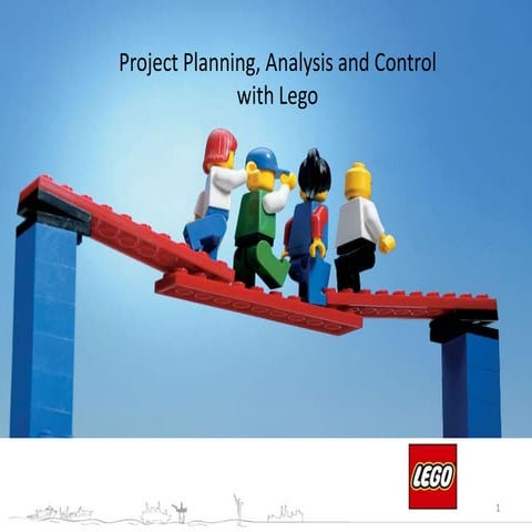 Demo project planning and control training with lego