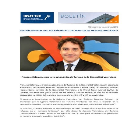 francesc colomer wtm 2016