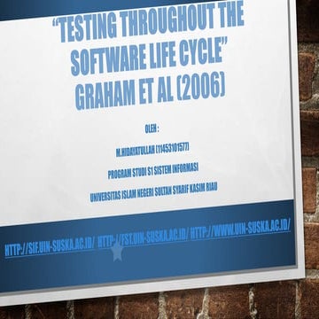 02. testing throughout the software life cycle