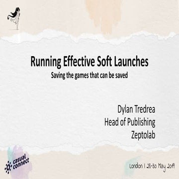 Soft Launch Planning and Management | Dylan Tredrea