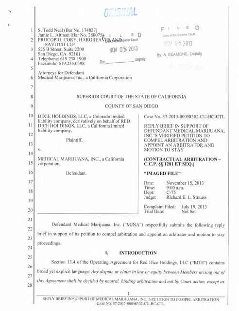 Russo s Reply To Counterclaim