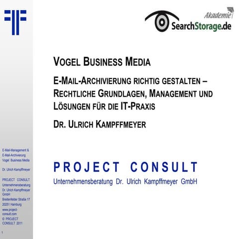 [DE] Part 2 |  E-Mail-Archivierung richtig gestalten – Rechtliche Grundlagen,...