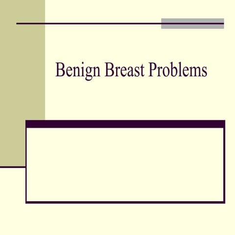 Breast disorders | PPTX