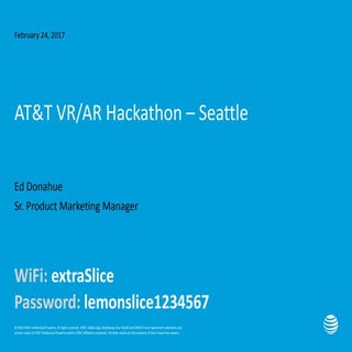 AT&T VR/AR Hackathon - Seattle