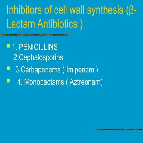02. +¦-Lactam Antibiotics- by medical student, medicine, doctor