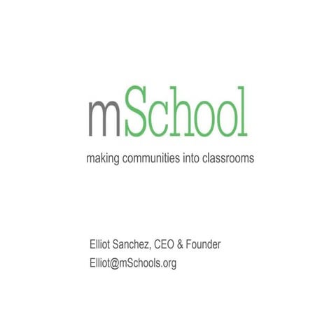 Highlights From Future of Education - mSchool + DreamBox Learning