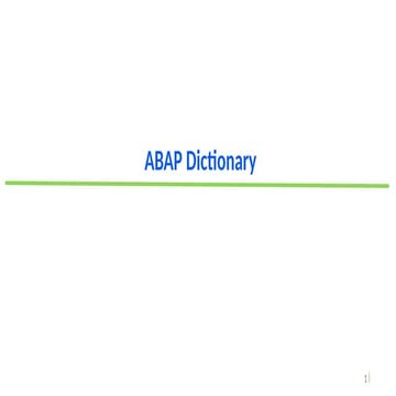 02 - ABAP Dictionary for begunners .pptx