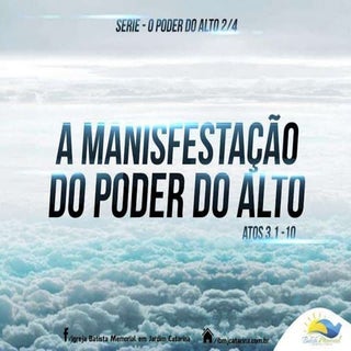 A Manifestação do Poder do Alto