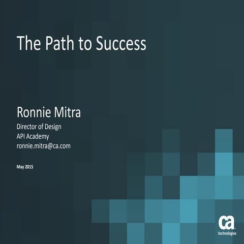 02   API Academy - path to success