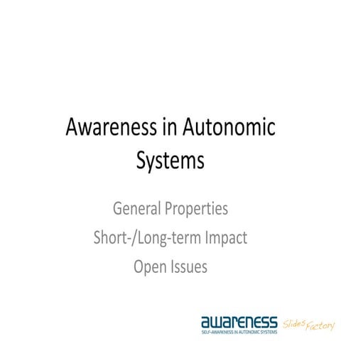 Industry Training: 02 Awareness Properties