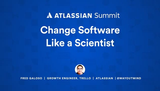 Change Software Like a Scientist