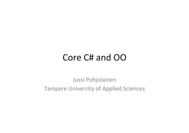 Core C#
