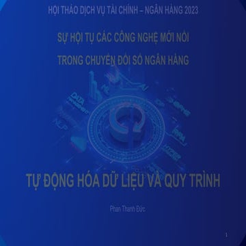 Sự hội tụ các công nghệ mới nổi trong chuyển đổi số ngân hàng