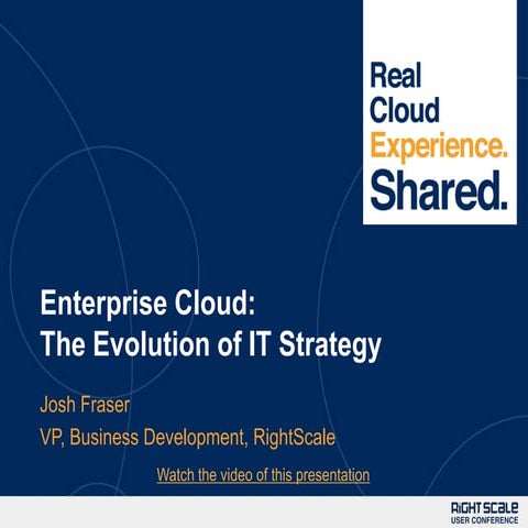 Enterprise Cloud - The Evolution of IT Strategy