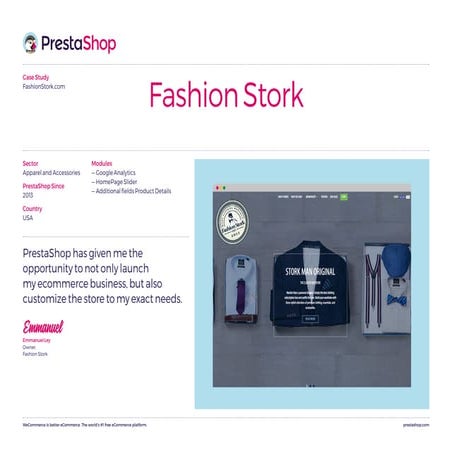 Case Study - Fashion stork