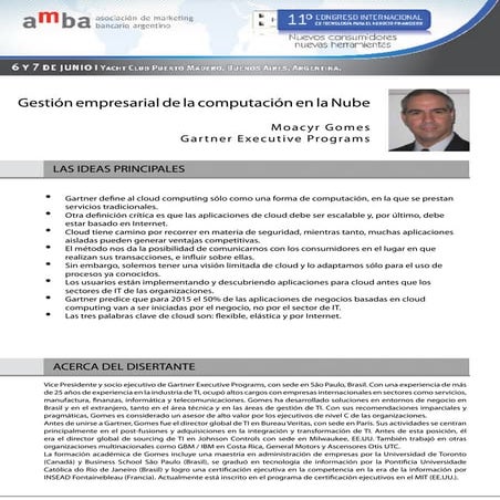 Gestión empresarial de la computación en la Nube