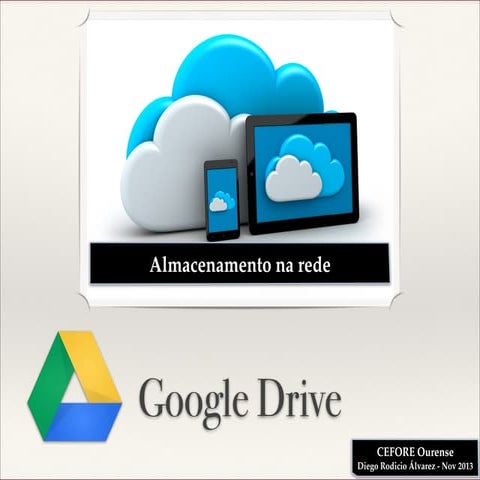 Introdución ás aplicacións ofimáticas online de Google Drive