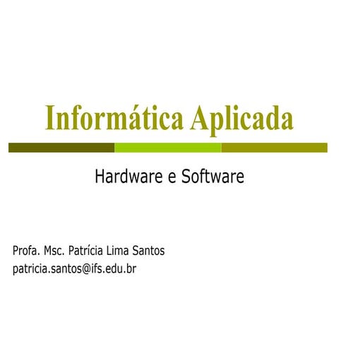 02   hardware e software