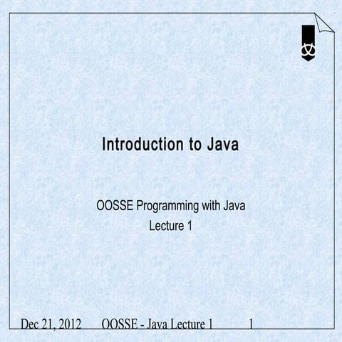 02 introductionto java | PPT