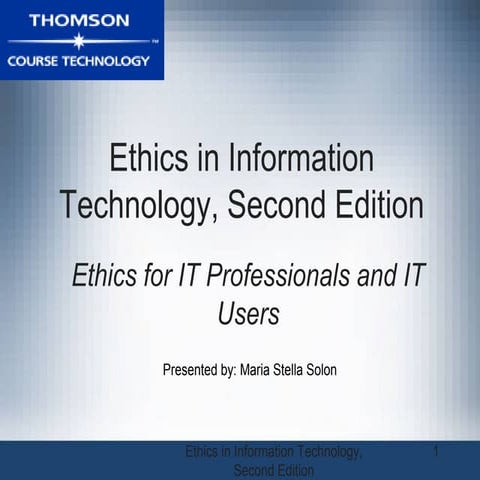 Professional Ethics of IT