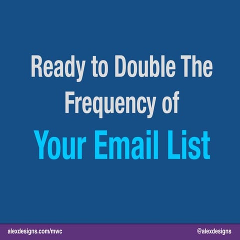 Double Success for Email Opt-Ins & Leads