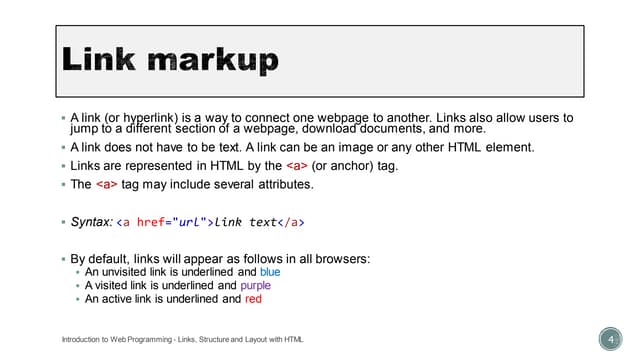 02- Links, Structure and Layout with HTML.pdf