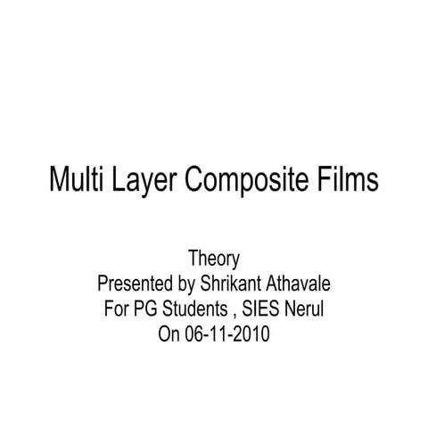 02.multi layer composite films
