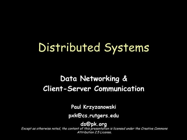 Networks (Distributed computing)