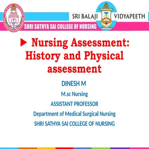 02 - Nursing Assessment, history and physical Examination.pptx