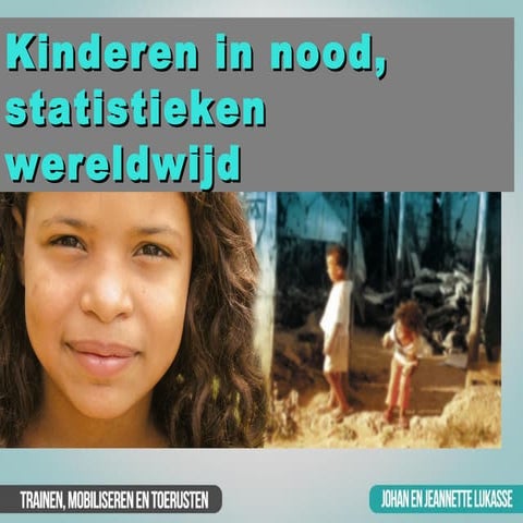 02. presentatie statistieken wereldwijd en gebedspunten voor kinderen in nood (2013)